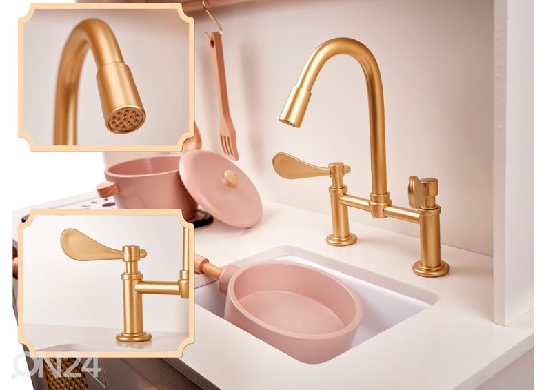 Mänguköök koos tarvikutega Retro Boho 100 cm suurendatud