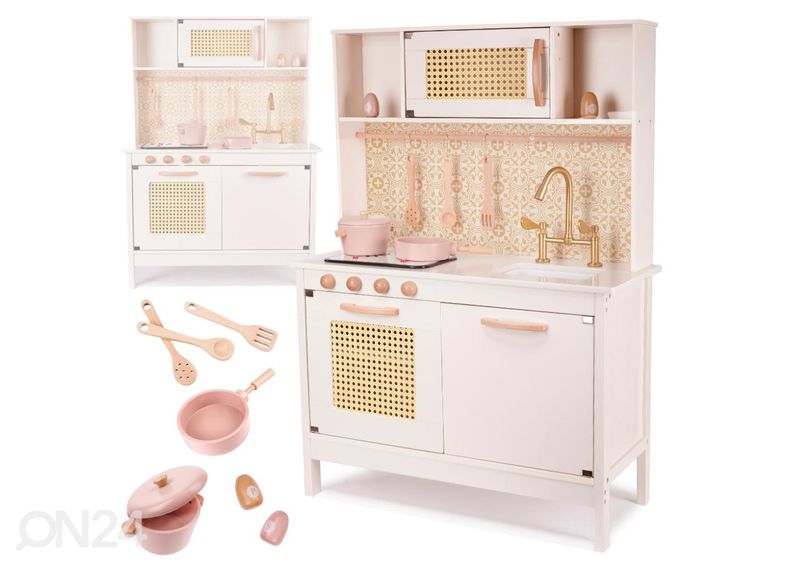 Mänguköök koos tarvikutega Retro Boho 100 cm suurendatud