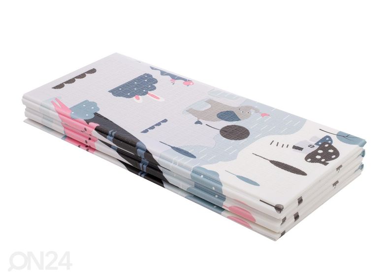 Mängumatt kahepoolne tänav/mets 177x198x0.8 cm suurendatud