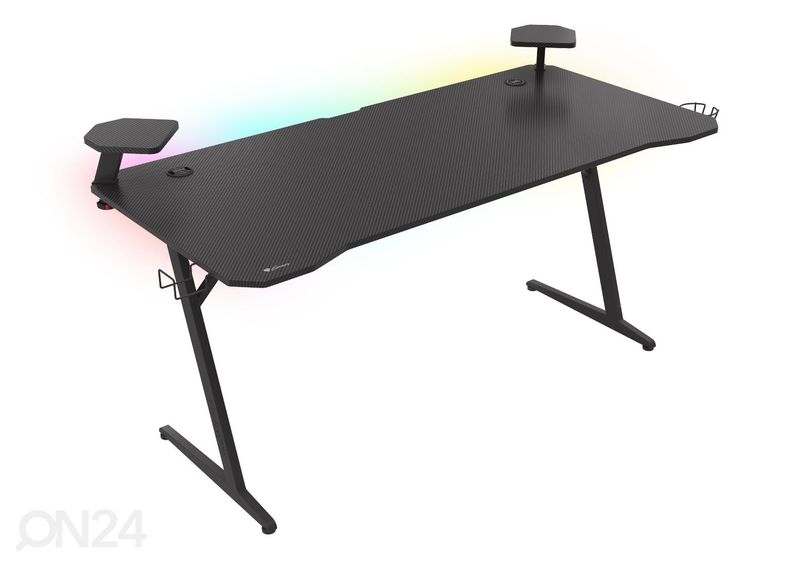 Mängurilaud Genesis Holm 510 RGB, must suurendatud