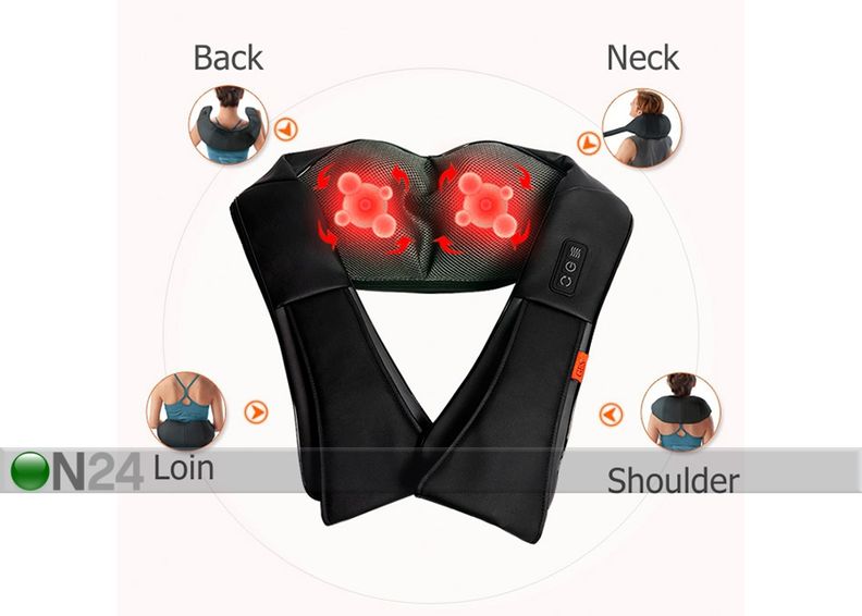 Massaaživöö 3D Shiatsu GESS KRAGEN suurendatud