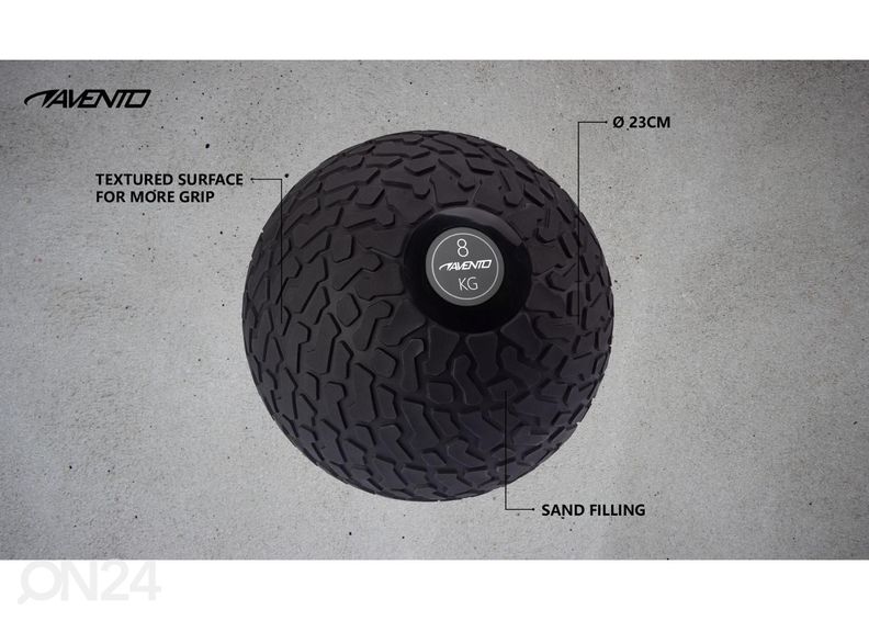 Meditsiiniline pall 8 kg Avento suurendatud