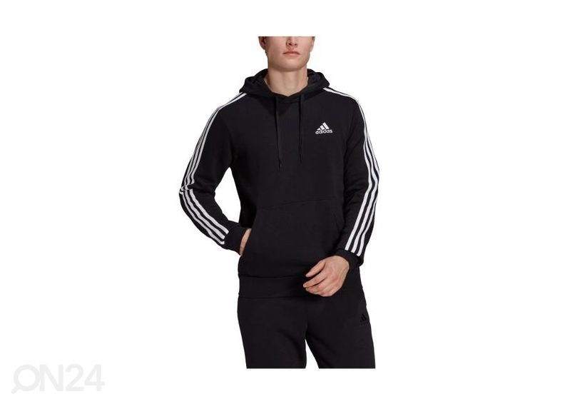 Meeste dressipluus Adidas Essentials Fleece 3-Stripes suurendatud