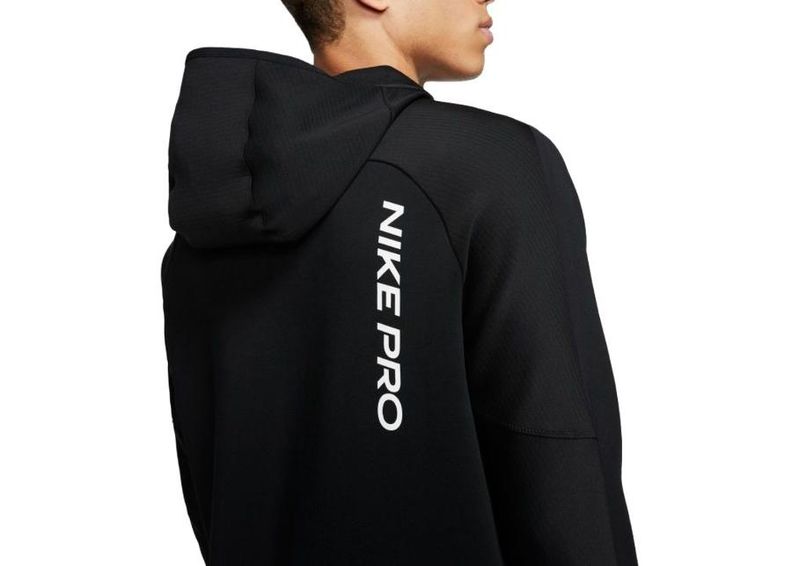 Meeste dressipluus Nike Pro Pullover Hoodie M BV5572-010 suurendatud