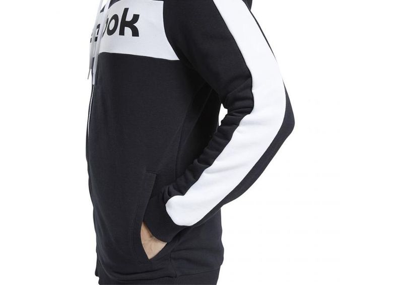 Meeste dressipluus Reebok Te Linear Logo Fz Hoody M FU3131 suurendatud