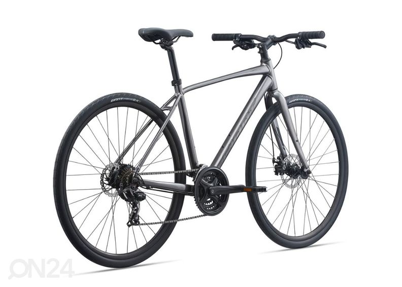 Meeste hübriid ratas Giant Escape Disc 3 Metallic Black (2022) - M suurendatud