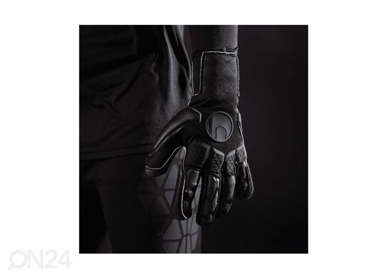 Meeste jalgpalli väravavahi kindad Uhlsport Hyperblack Supergrip+ HN suurendatud
