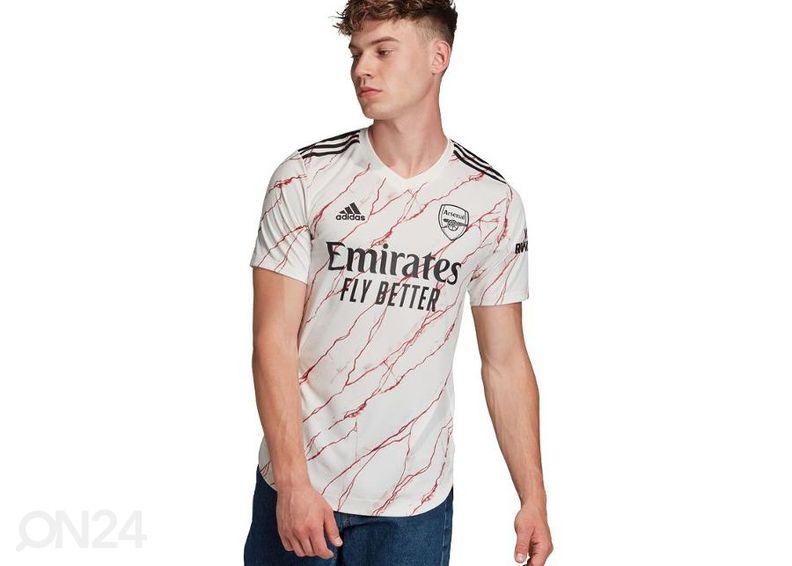 Meeste jalgpallisärk Adidas Arsenal Away Authentic 20/21 M FH7803 suurendatud