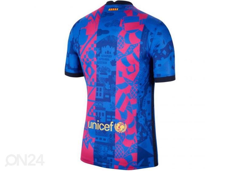 Meeste jalgpallisärk Nike FC Barcelona Mnk Df Stad Jsy SS 3R suurendatud
