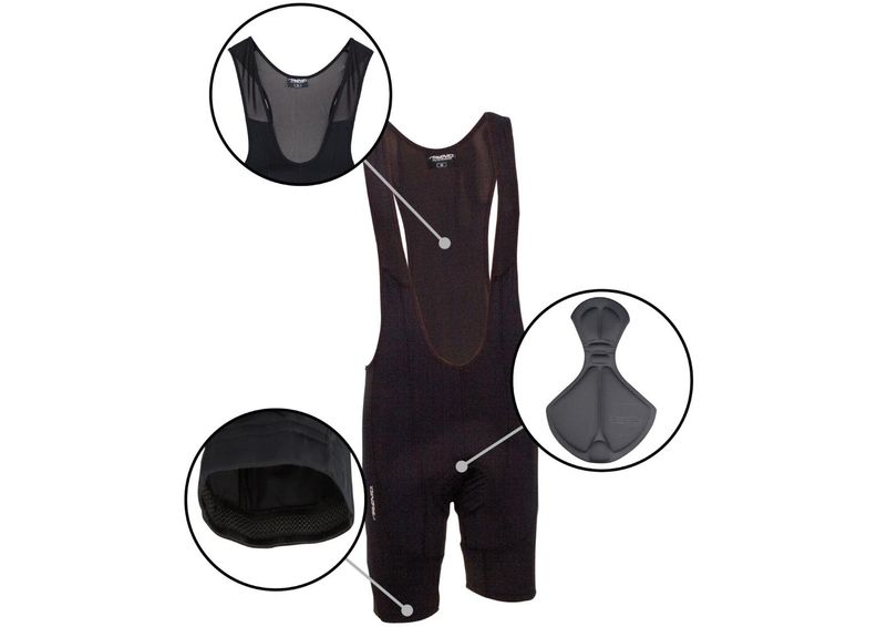 Meeste Jalgrattakostüüm Bib Short Avento suurendatud