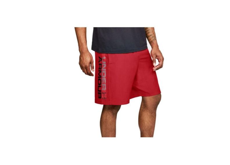 Meeste lühikesed treeningpüksid Under Armour Woven Graphic Wordmark Shorts M 1320203-600 suurendatud