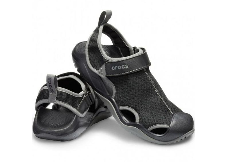 Meeste sandaalid Crocs Swiftwater Mesh Deck Sandal M 205289 001 suurendatud