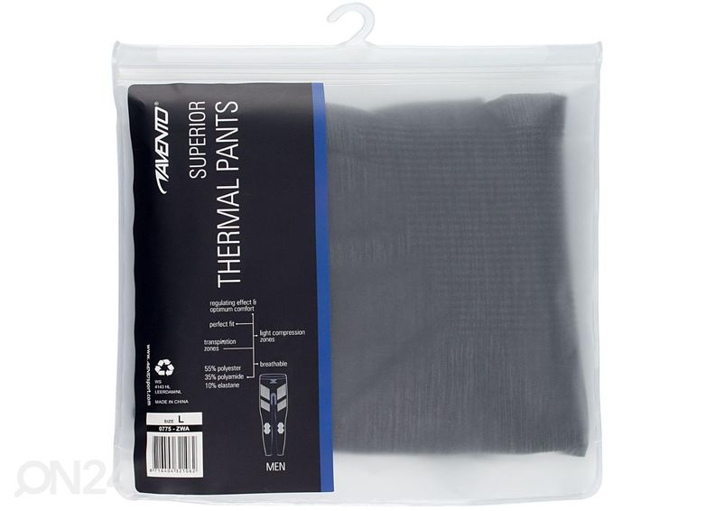 Meeste sooja pesu püksid Superior Avento suurendatud