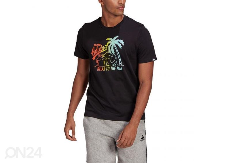 Meeste vabaajasärk Adidas Vacay Rdy Relax To The Max Tee suurendatud