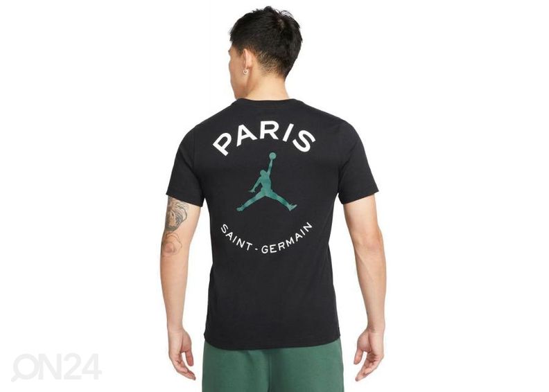Meeste vabaajasärk Nike PSG Logo M DB6514-010 suurendatud