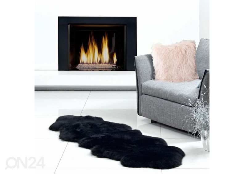 Meriino lambanahk must 50x180 cm suurendatud