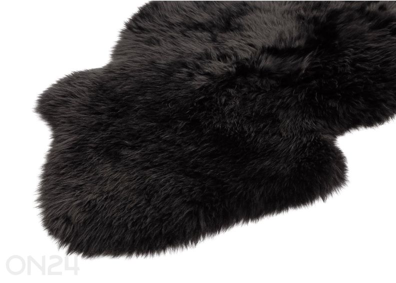 MERINO black SEXTO ±130x180, naturaalne lambanahk suurendatud