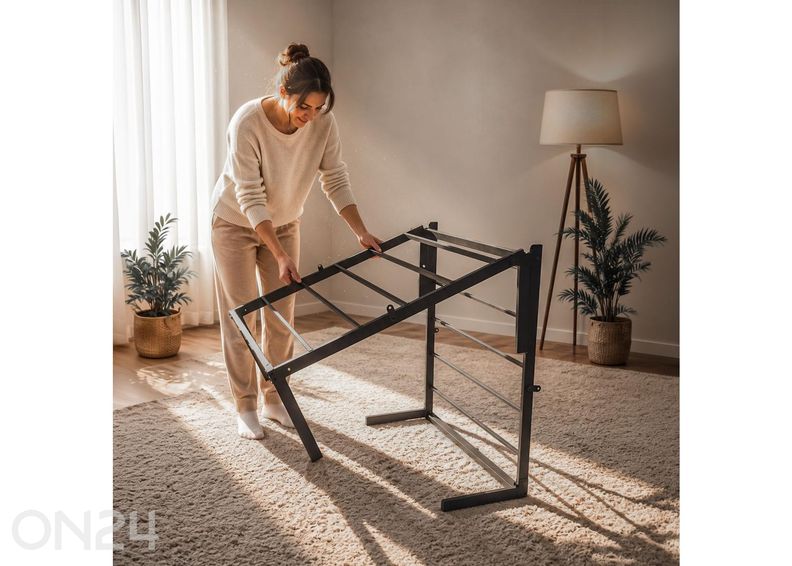 Metallvoodi 100x200 cm madratsiga suurendatud