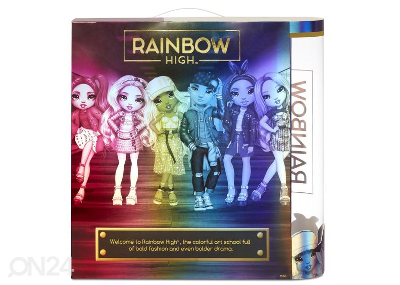 MGA Rainbow High Nukk fuksia Stella Monroe, 29 cm suurendatud