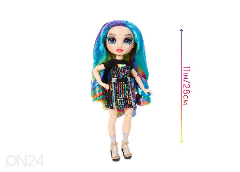 MGA Rainbow High Nukk vikerkaar Amaya Rayne, 29 cm suurendatud