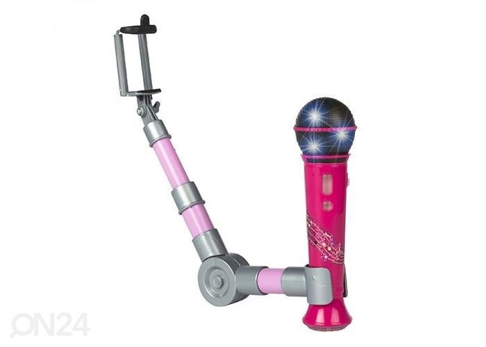 Mikrofon selfiepulgaga suurendatud