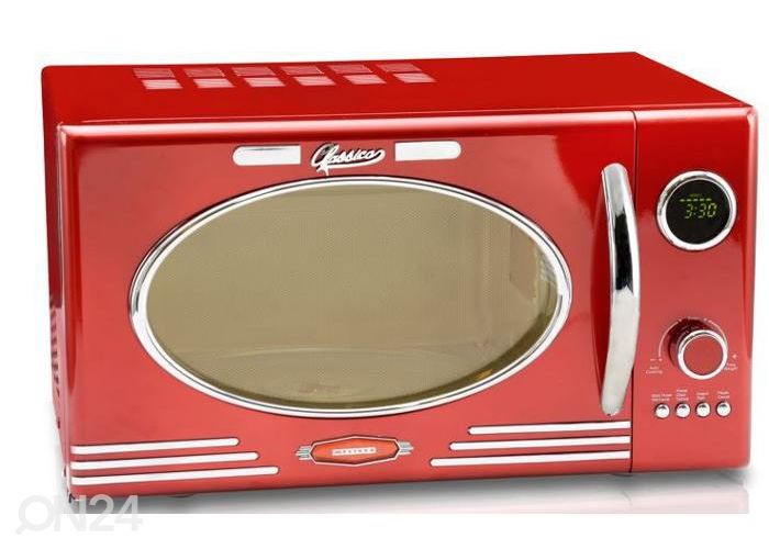 Mikrolaineahi Melissa 16330129, metallikpunane suurendatud