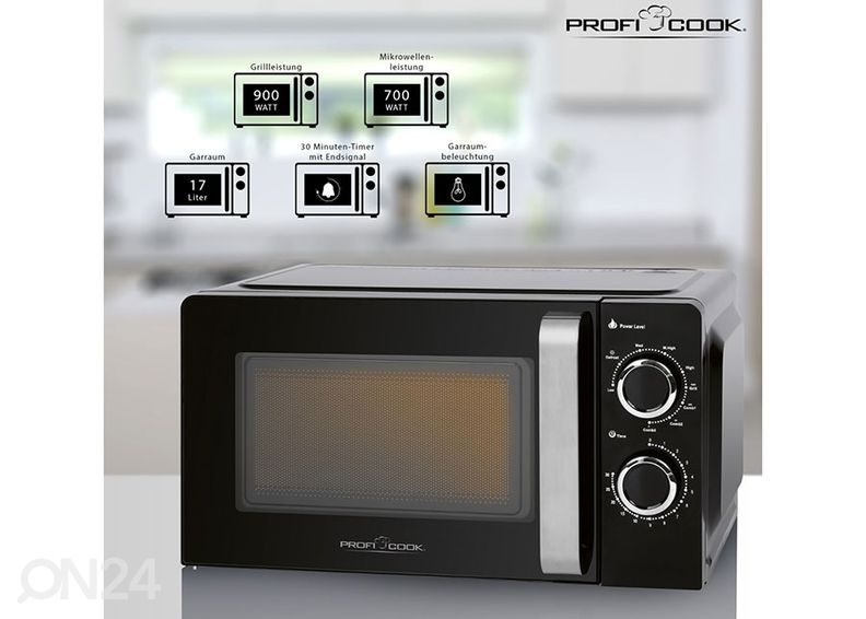 Mikrolaineahi ProfiCook MWG1208 suurendatud