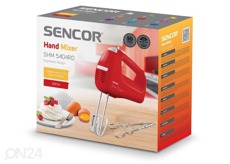 Mikser Sencor SHM5404RD, punane suurendatud
