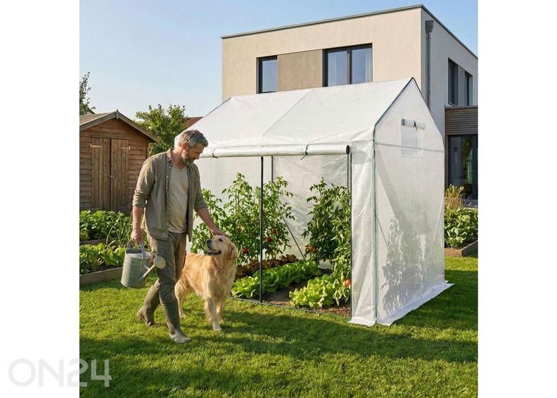 Minikasvuhoone 140x200 cm suurendatud