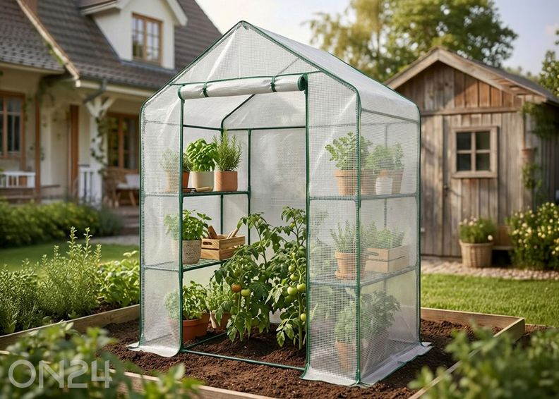 Minikasvuhoone 73x143 cm suurendatud