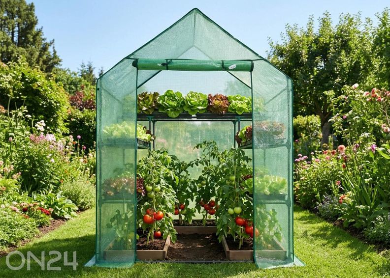 Minikasvuhoone 73x143 cm suurendatud