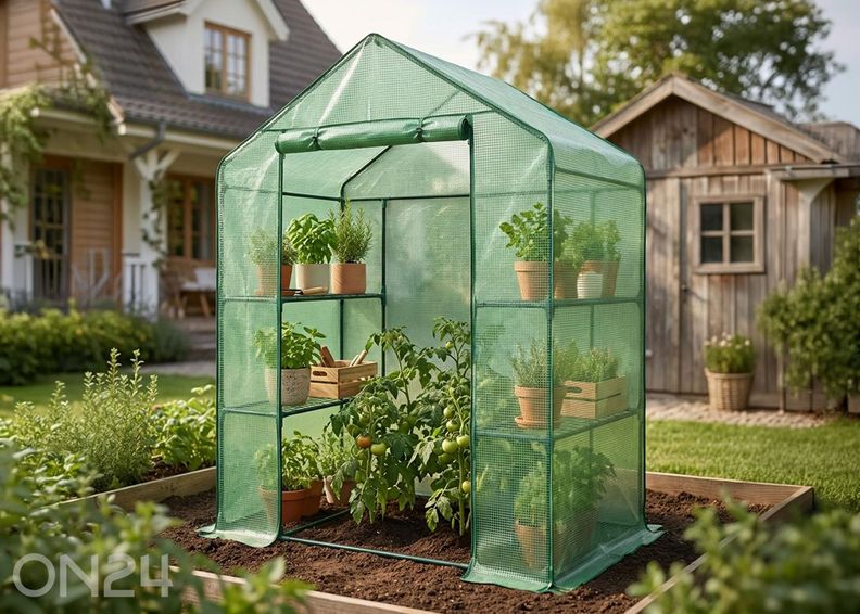 Minikasvuhoone 73x143 cm suurendatud