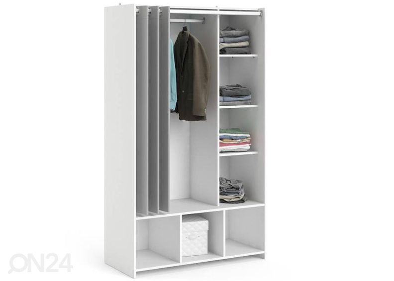 Mobiilne riidekapp Kit 105 cm suurendatud