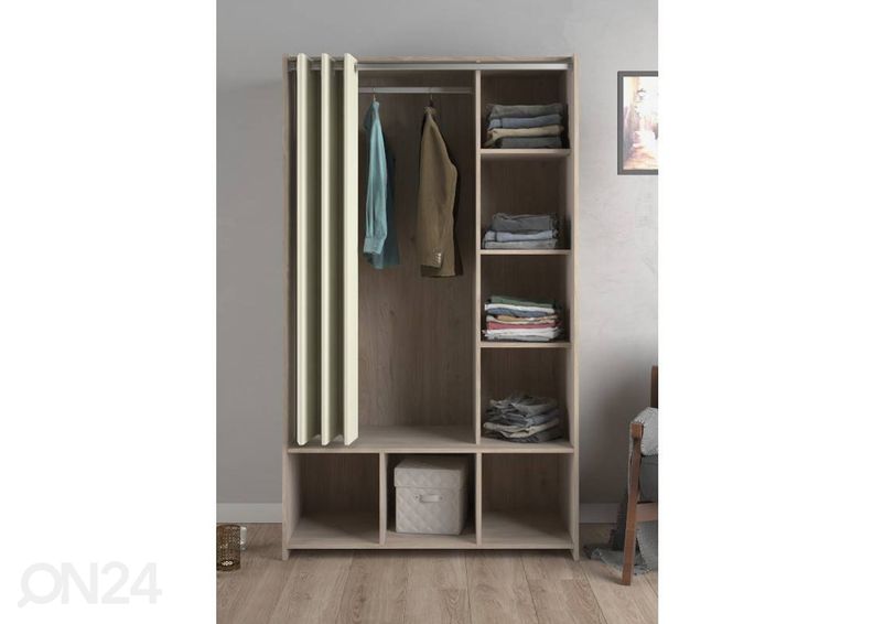 Mobiilne riidekapp Kit 105 cm suurendatud