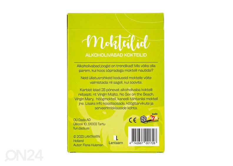 Mokteilid Alkoholivabad Kokteilid Retseptikaardid suurendatud