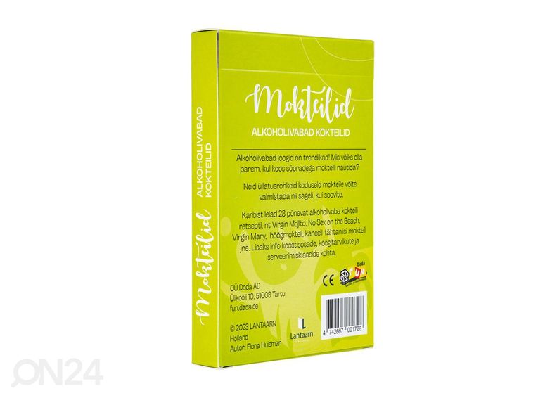 Mokteilid Alkoholivabad Kokteilid Retseptikaardid suurendatud
