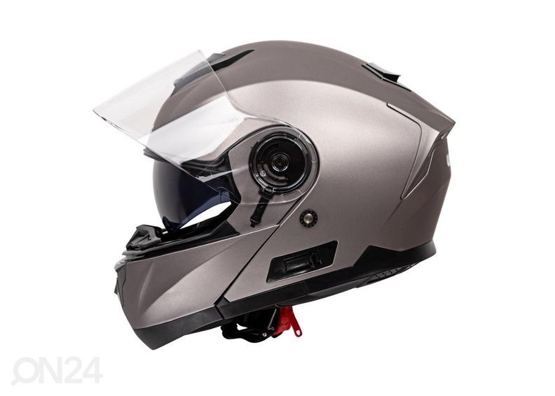 Mootorratta kiiver Lanxamo must suurendatud