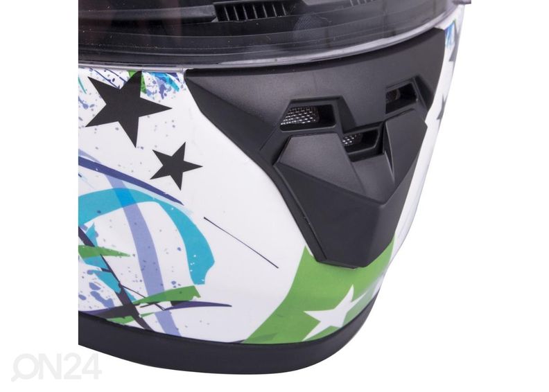 Mootorratta kiiver lastele Helmet W-TEC suurus M 49-50 cm suurendatud