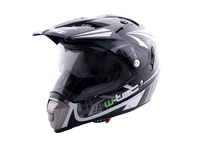Mootorratta kiiver W-TEC suurendatud