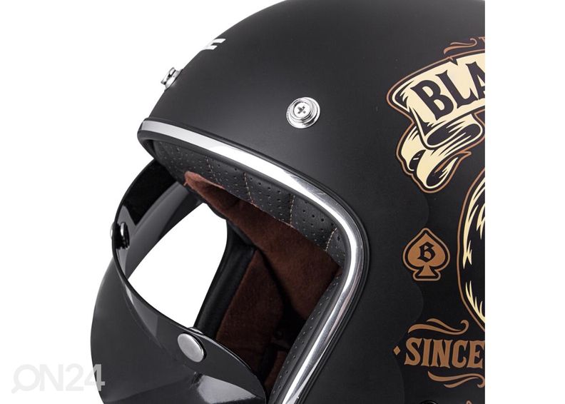 Mootorratta kiiver W-TEC V541 Black Heart suurendatud