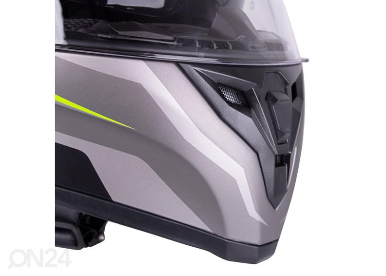 Mootorratta kiiver W-TEC Vintegra Solid matt must suurendatud