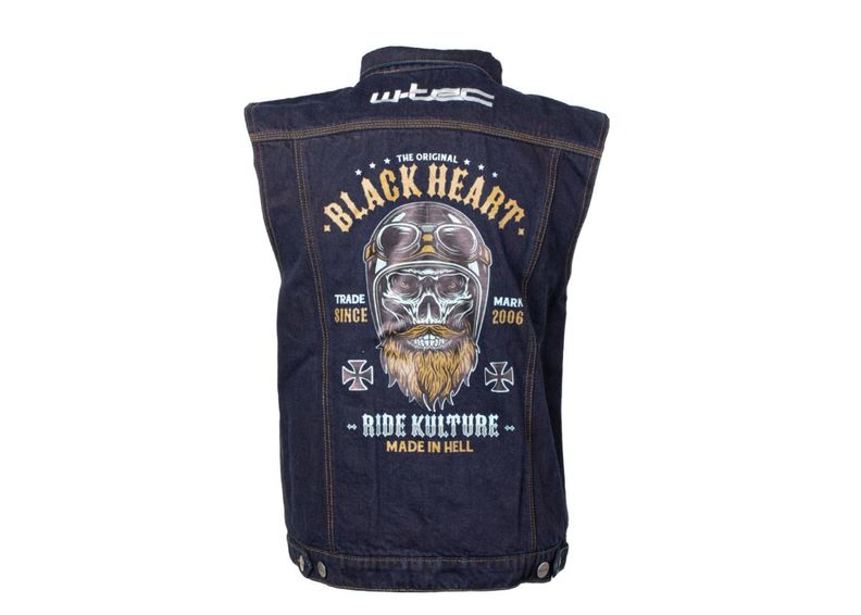 Mootorratta vest meestele W-TEC Black Heart Rideman suurendatud
