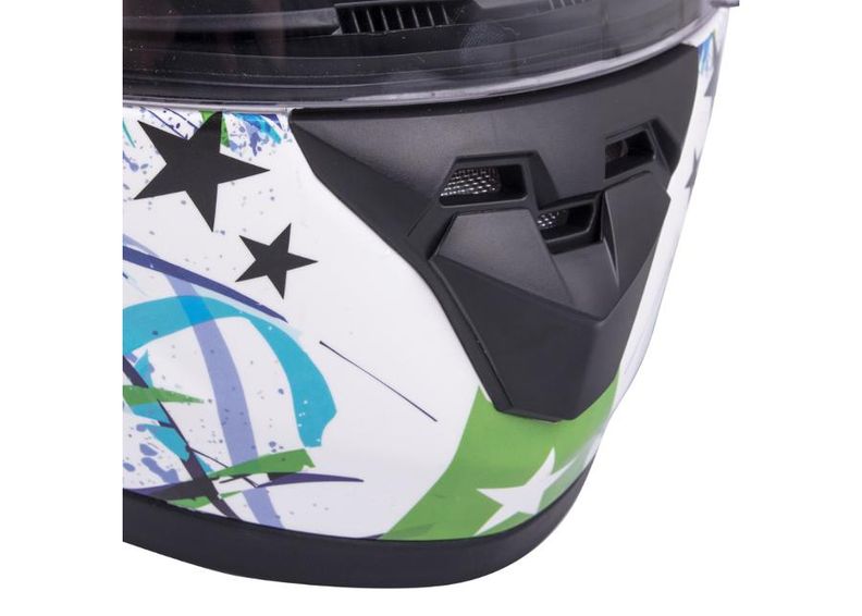 Mootorrattakiiver lastele Helmet W-TEC suurendatud