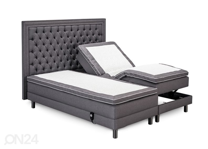 Mootorvoodi Hypnos Mars 160x200 cm + Wimbledon voodipeats suurendatud