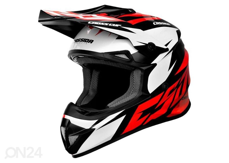 Motokrossi kiiver Cassida Cross Cup Two suurendatud