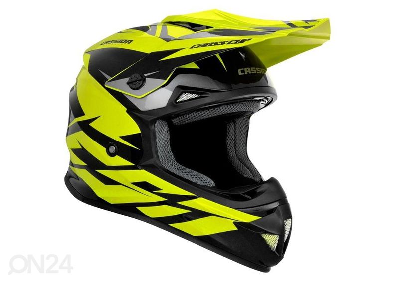 Motokrossi kiiver Cassida Cross Cup Two suurendatud