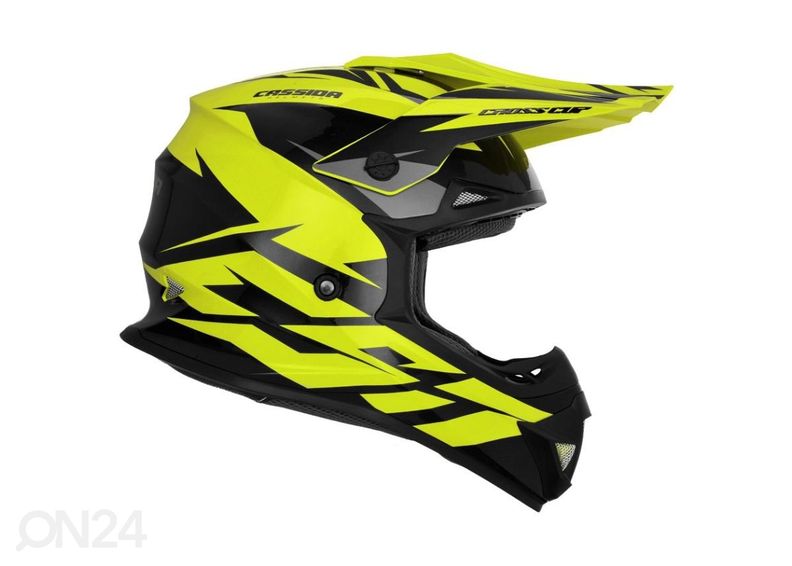 Motokrossi kiiver Cassida Cross Cup Two suurendatud