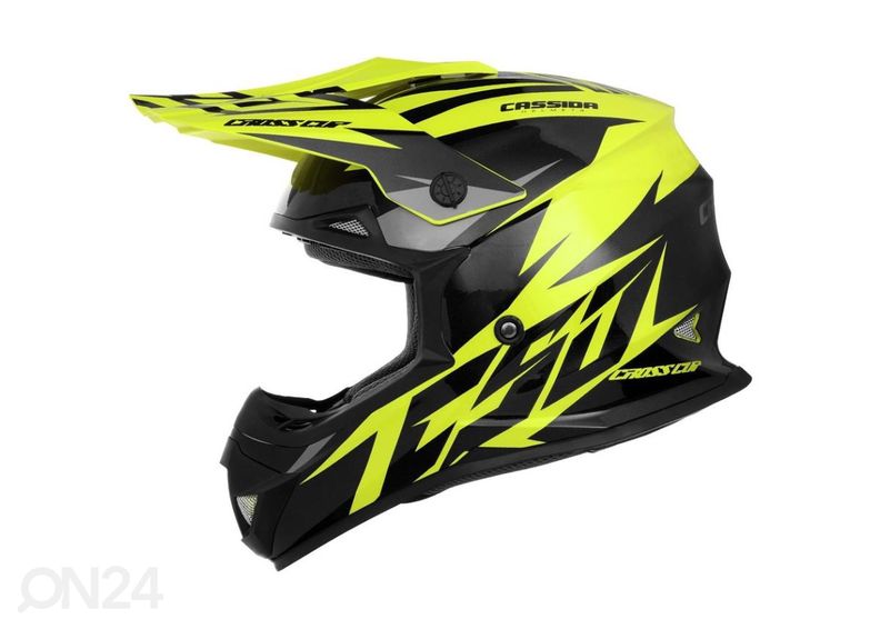 Motokrossi kiiver Cassida Cross Cup Two suurendatud