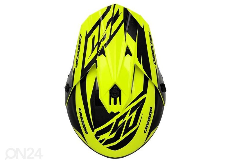 Motokrossi kiiver Cassida Cross Cup Two suurendatud