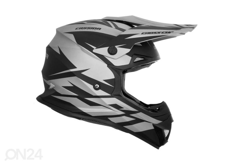 Motokrossi kiiver Cassida Cross Cup Two suurendatud